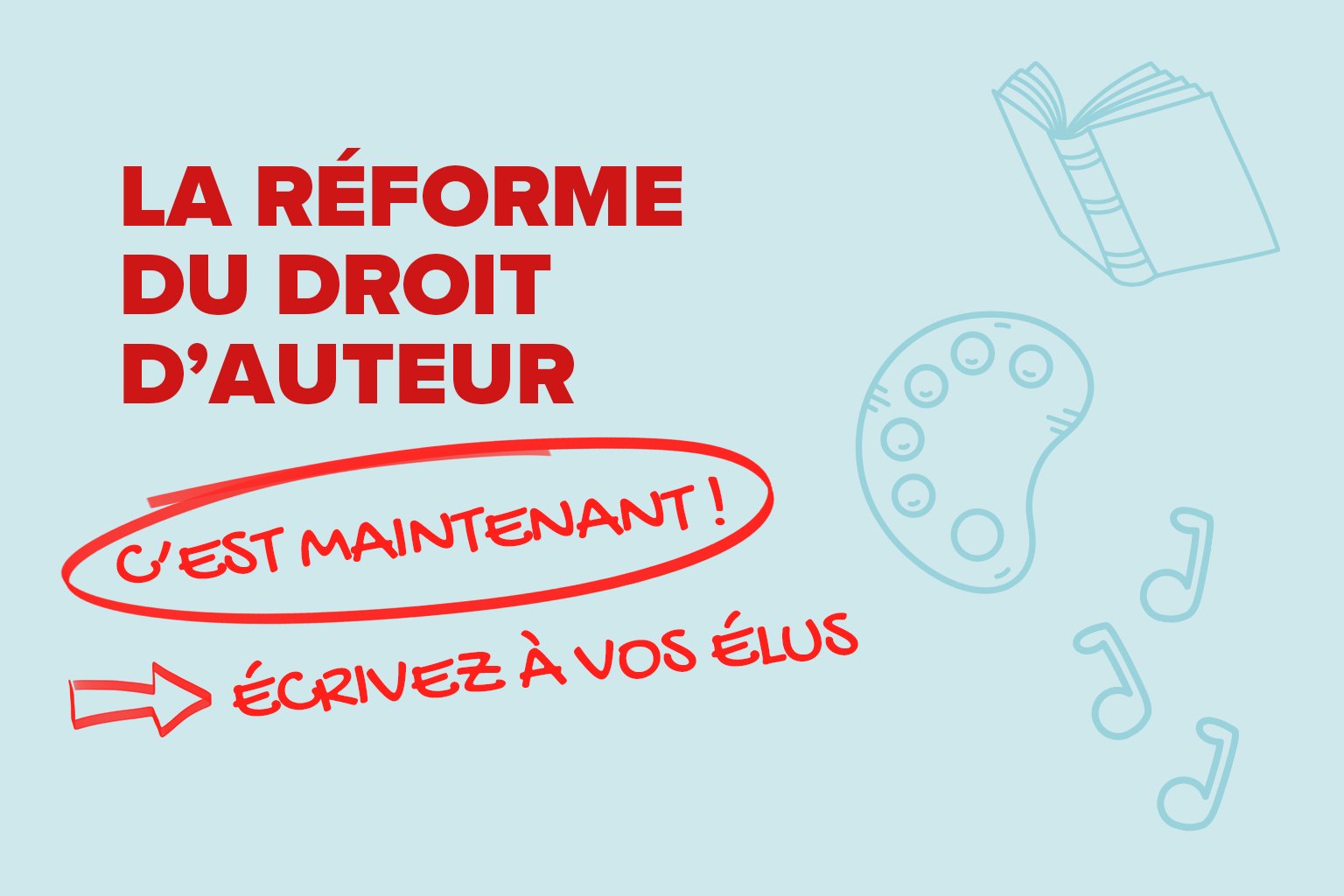 For copyright reform – Make your voice heard